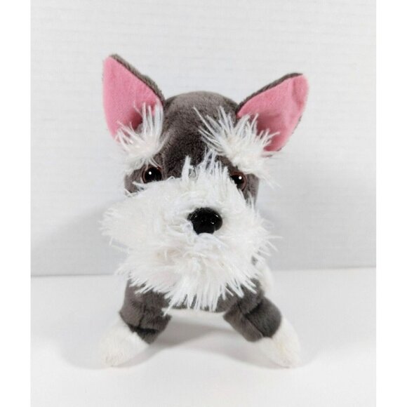 Walmart My Life As Gray Schnauzer Puppy Plush Terrier Dog Stuffed Animal  6" - Picture 2 of 4